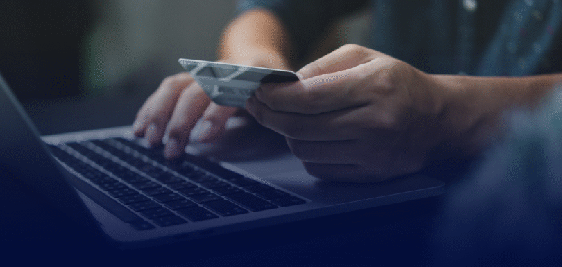 “SMB owner reviewing financial dashboard on a mobile banking platform, symbolizing the shift from traditional banks to fintech.”